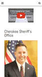 Mobile Screenshot of cherokeega-sheriff.org